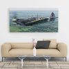 XL Spitfire Canvas on Wall