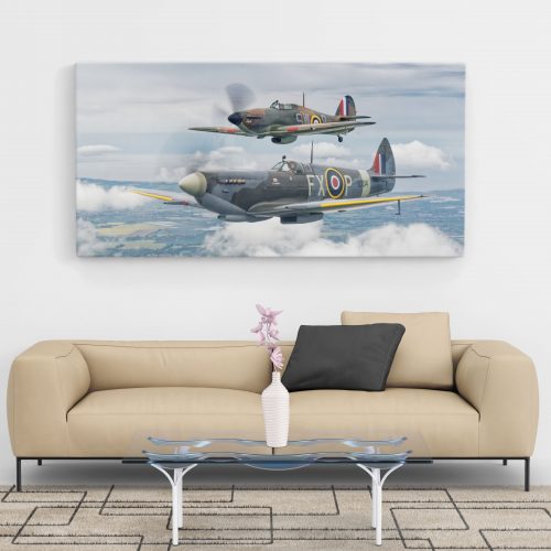 spitfire and hurricane canvas